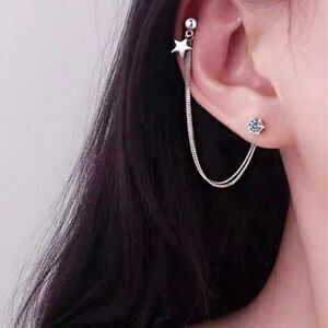 star earrings S612